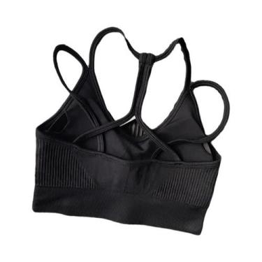 Imagem de Sutiã Esportivo Feminino Respirável E Antichoque Sem Costura Para Fitn