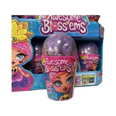 Imagem de Brinquedo Caixa Surpresa De Figuras De Flores Para Regar E Estimular O