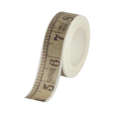 Imagem de Fita Washi Vintage Com Estampa De Grade 10M, Adesivos Decorativos De P