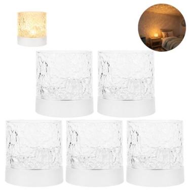 Imagem de 5 Luminárias de Led Abajur Moderno Efeito Água P/ Quarto - Your House 