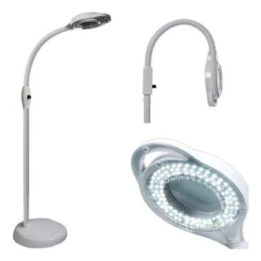 Imagem de Lupa luminaria para estetica aumento 5x com 120 luz de led depilacao l