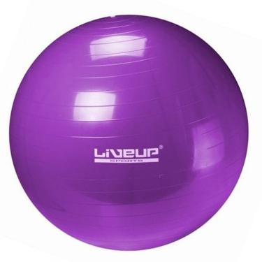Imagem de Bola Pilates Yoga Fitball Liveup 65cm Transparente-Unissex