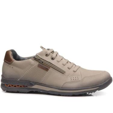 Imagem de Sapatênis Pegada 114861-04 Bege Couro, Bege, 41