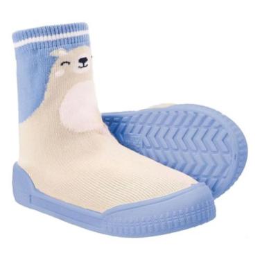 Imagem de Meia Com Sola Bebê -pimpolho Conforto E Estilo Menina Menino - NoBrand