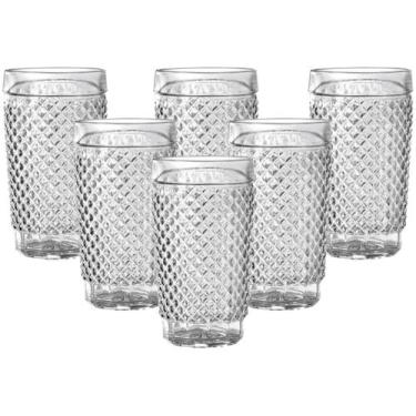 Imagem de Jogo de Copos de Vidro 250ml 6 Peças Wheaton - Barroco