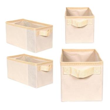 Imagem de Caixas Organizadoras 14X15X28 Pequenas para Escritorio e Brinquedos KI