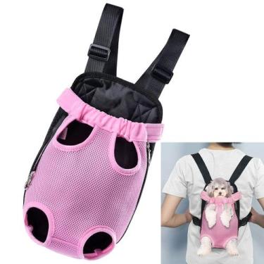 Imagem de Mochila Canguru Transporte Animais Cachorro Gato Pet Domesticos Caminh