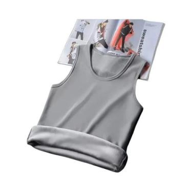 Imagem de Camiseta Térmica Masculina Sem Mangas, Top De Lingerie Quente E Espess
