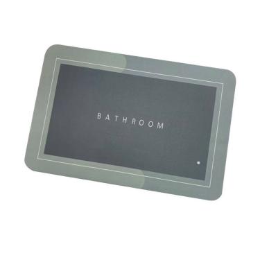 Imagem de Kit 2 Tapete Soft para Banheiro Sala e Quarto em Poliéster Poliuretano e Borracha 60cm...