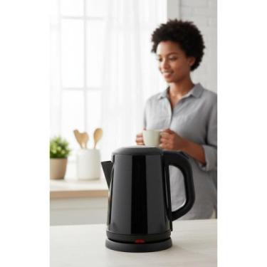 Imagem de Chaleira Elétrica 1,8L Preto 110V: Água Quente Rápida e Segu - Congrat