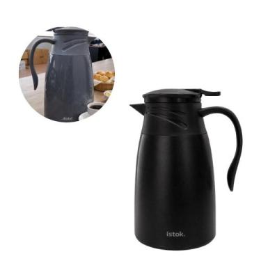 Imagem de Garrafa Térmica Roma 1 Litro Armazenar Conservar Bebidas Café Chá Leit