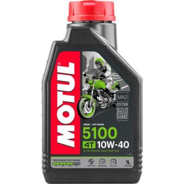 Imagem de Óleo Premium Moto 5100 4t 10w40 Semi Sintético 1 Litro - Motul