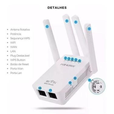 Imagem de Roteador Repetidor de Sinal Wifi Pix Link LV-WR09 Original