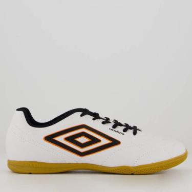 Imagem de Chuteira Umbro Class Footballer Futsal Branca e Preta, 39