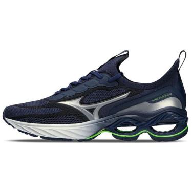 Imagem de Tênis de Corrida Masculino Mizuno Wave Invictus 4, Azul, 43