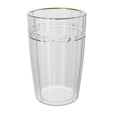 Imagem de Jogo c 6 copo alto de cristal com fio dourado imperial 370ml - LYOR
