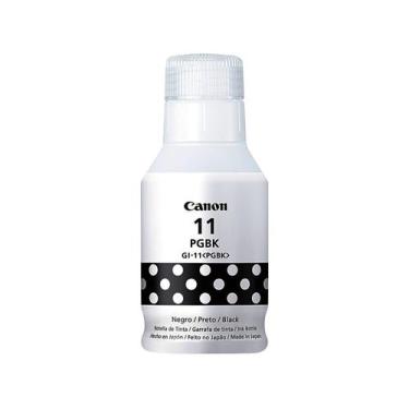 Imagem de Tinta Canon GI-11PGBK GI11BK Preto  Mega Tank G3160 G2160, Preto