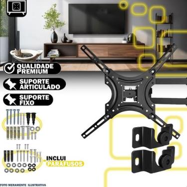 Imagem de Suporte Para Televisão Painel 32 Á 55 Polegadas Universal Fixo Com Sup
