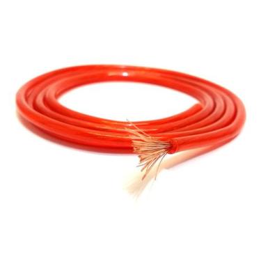 Imagem de 10 Metros Cabo Força 6,0 mm Vermelho Positivo Emborrachado - UNIQ CABL