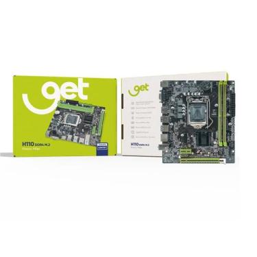 Imagem de Placa-Mãe Get H110S M2 DDR4 32GB Intel 6, 7, 8 SATA III