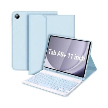 Imagem de Capa Com Teclado Bluetooth Para Samsung Galaxy Tab A9 plus De 11 Poleg