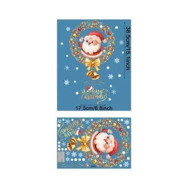 Imagem de Adesivos De Natal Para Janelas, Decorações Para Casa E Quarto Infantil