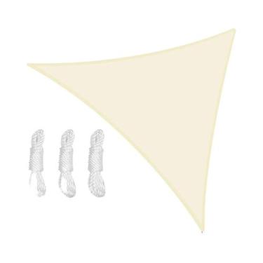 Imagem de Toldo Triangular Impermeável 5x5x5 2x2x2M Para Jardim, Pátio E Piscina