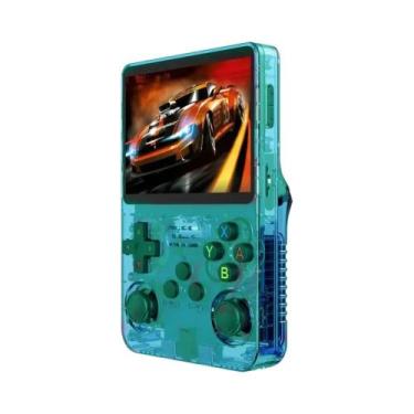 Imagem de Console De Videogame Portátil Retro R36S De 64GB Com Tela IPS De 3,5 P