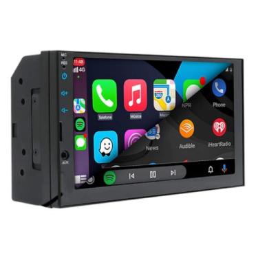 Imagem de Multimídia MP5 2 DIN 7" Pol. USB/SD/CARD/AUX/BT Car Play Android Auto 
