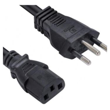 Imagem de Cabo De Força Tripolar Cabo de Energia Impressora Pc Monitor Br - Best