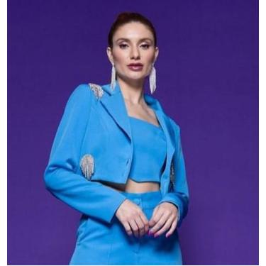 Imagem de Blazer curto alafaiataria helo - MR TREND
