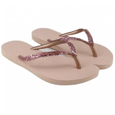 Imagem de Chinelo Havaianas Slim Glitter Ii, Rosa, 35