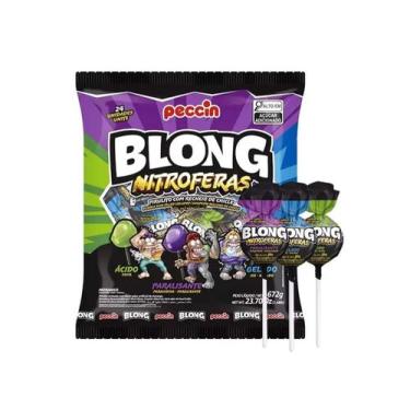 Imagem de Pirulito Blong Nitrosfera Halloween Gigante 672g