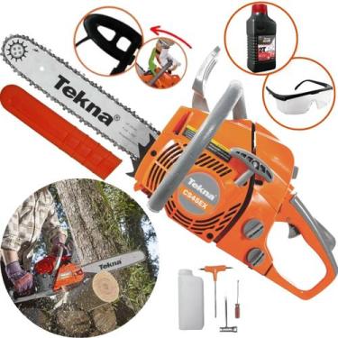 Imagem de Motosserra Tekna Cs45 ex Profissional A Gasolina 44,3cc com Sabre 14" 