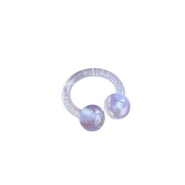 Imagem de Piercing Ferradura de Silicone Transparente Bioflex Flexível  Discreto