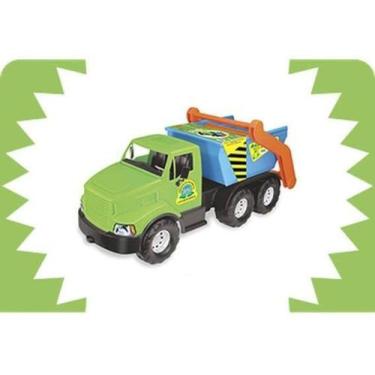 Imagem de Brinquedo Caminhão Max Eco Truck Entulho Caçamba Lixo - Tilin