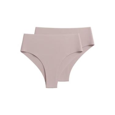 Imagem de Kit com 2 Calcinhas Fio Dental Hot Pant Liz 50255, Bege, M