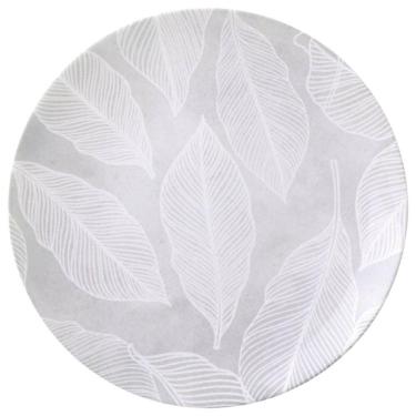 Imagem de Conjunto 12 Pratos Rasos Tramontina Arbo 25cm em Porcelana Decorada Cozinha Mesa Posta
