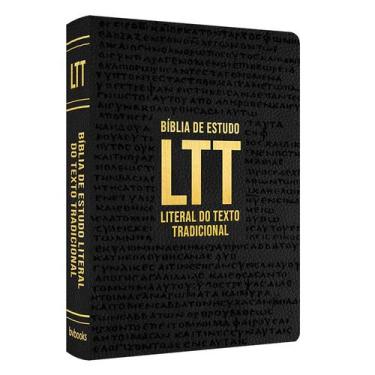 Imagem de Bíblia De Estudo LTT Capa Preta  Luxo