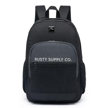 Imagem de Mochila Rusty Masculina Bolsa Grande Espaçosa Impermeável Notebook Res