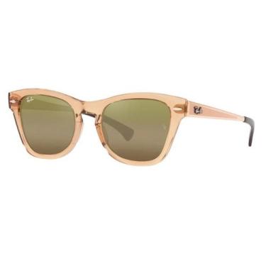 Imagem de Óculos de Sol Feminino Ray-Ban RB0707-S-M 6449/G7, Marrom