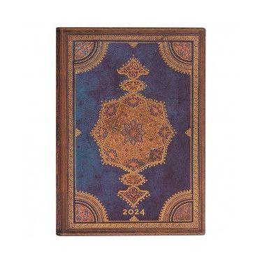 Imagem de Agenda Paperblanks 2024 Midi Safavid Indigo FE0521-6