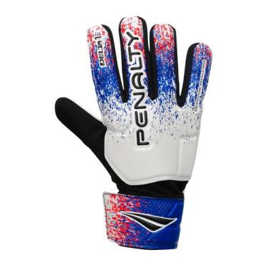 Imagem de Luva Goleiro Delta 1 XXII - Penalty, Branco azul, Vermelho, 08