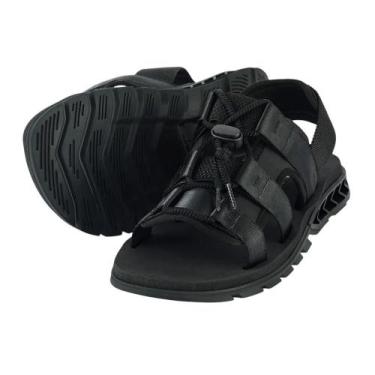 Imagem de Chinelo Kenner Collab Black Panther Rakka Papet Masculino, Preto, 38