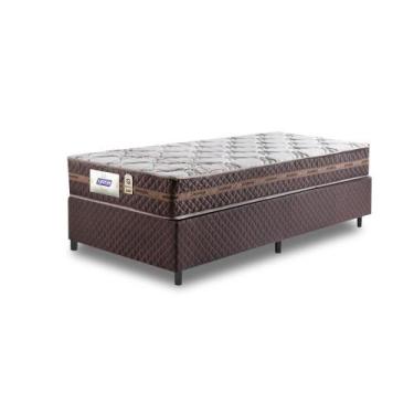 Imagem de Cama Box Solteiro Molas Ensacadas Espuma D20 Gazin Flora 88x188x49cm P