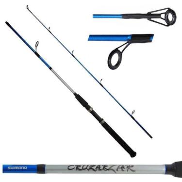 Imagem de Vara Pesca Molinete Shimano Cruzar 2662 1,98m 10-20 Lbs 2 Partes Azul
