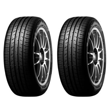 Imagem de Kit 2 Pneus Sport FM800 195-60R15 Pneu de Passeio 88V Desempenho em Pista Seca e Molhada Dunlop