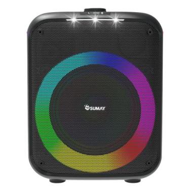 Imagem de Caixa de Som Portátil BLACK BOX 380W SM- CSP1319 - Sumay, UNICA