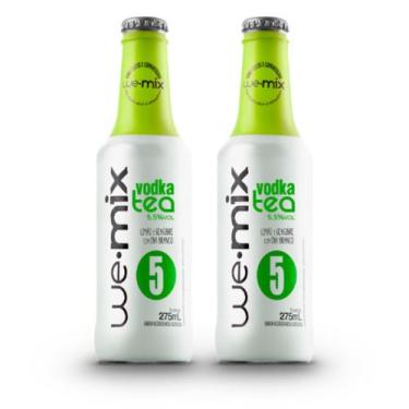 Imagem de We Mix 5  Limão e Gengibre com Chá Branco, Kit com 2