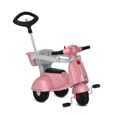 Imagem de Triciclo Banderetta Passeio e Pedal Rosa Bandeirante